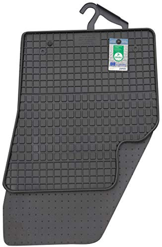 PETEX Gummimatten passend für S40 / V50 ab 03/2004-07/2012 / C30 ab 01/2007 schwarz 4-teilig