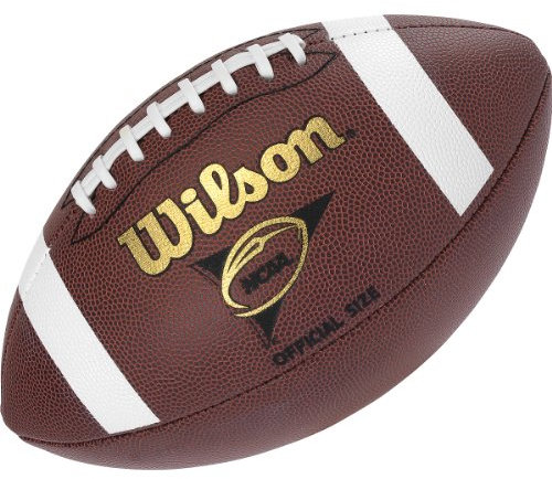 Wilson NCAA Composite Fußball, offizielle Größe, Braun, 1