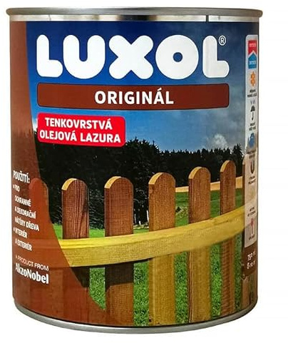 Luxol Original NEU Holzschutzlasur innen und außen 0,75 Liter Farbton oregon pinie