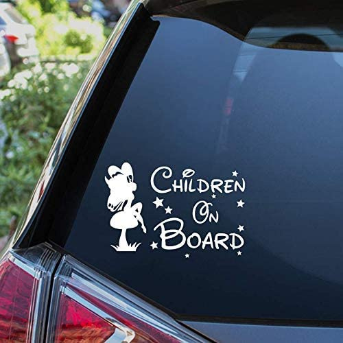 CHILDREN ON BOARD Car Sticker Child Kids Warning Safety Vehicle Sign Vinyl Window Bumper Decal