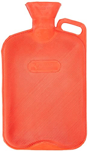 Vagabond Ribbed Extra Large Red Hot Water Bottle, 2.7 Litre