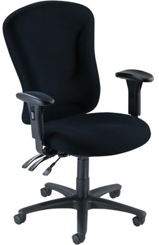 Lorell Bürostuhl, 66 x 66 x 122 cm, 130 cm, Schwarz