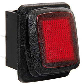 Lampa 45532 Schalter, wasserdicht mit LED, Rot