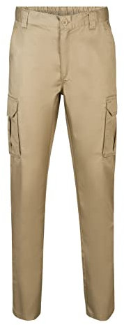 Velilla 103001 - Pantalon multipoches (taille 34) couleur beige sable