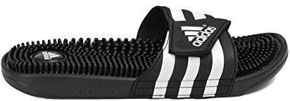 adidas Adissage Fade, Chaussures de piscine et plage homme, Noir (Black/Black/Running White Footwear), 48 2/3 EU