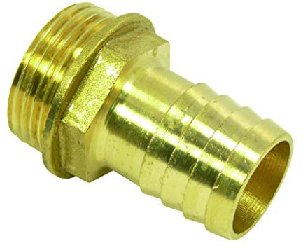 Yacht Steel Schlauchanschluss - Außengewinde, Messing, 1/2, 13mm