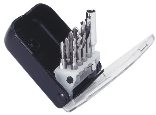 Exact 50908 Clip Set Gewindeschneid/-Bohrersatz HSS 8-teilig + Adapter