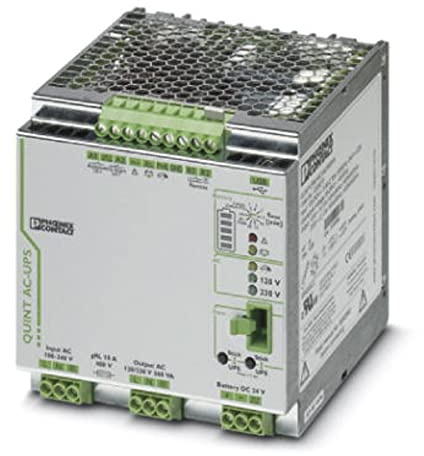 PHOENIX CONTACT QUINT-UPS/1AC/1AC/500VA Unterbrechungsfreie Stromversorgung mit IQ Technology 1AC/1AC/500 VA für 120 V AC/230 V AC Anwendungen, Gibt jederzeit Auskunft über Ladezustand