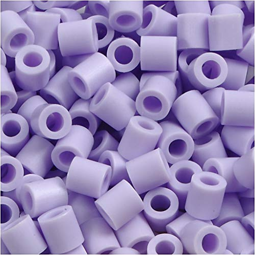 Nabbi Schmelzperlen aus Kunststoff, Plastik, Lilac, 1100-Piece