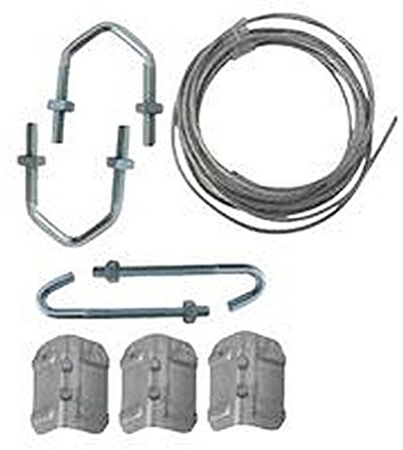HQ TEC LASHING KIT For Use With Aerials, Television Antenna, Supplied with 1.75 V Bolts, Suitable for Masts Up to 1.5 Outer Diameter