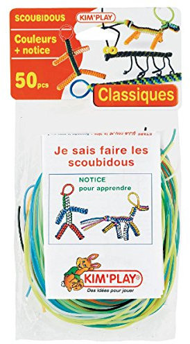 Cofalu Kim'Play - Set de 50 Hilos de plástico para Tejer con Instrucciones [Importado de Francia]