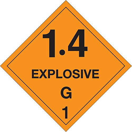 Generic DL5090 1.4 - Explosive - G 1 Labels, 4 x 4
