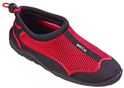 Beco Aquaschuhe Surfschuhe Stand Up Paddling Wattschuhe, Rot/Schwarz, 40, 90661
