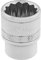 Draper 32781 3/8-Inch Square Drive 12-Point Hi-Torq Metric Socket, 17mm Size