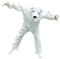 Seruna Eisbär-Kostüm, F24 L-XL, für Erwachsen-e Männer Frau-en, Eis-Bären Polar-bär Kostüm-e Fasching Karneval Fasnacht Faschingskostüm-e Karnevalskostüm-e