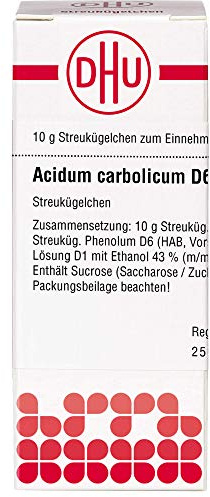 DHU Acidum carbolicum D6 Streukügelchen, 10 g Globuli