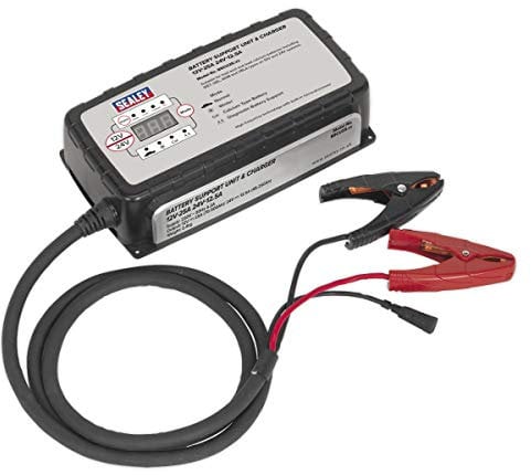 Sealey Bscu25 Battery Support Unit and Charger 12V-25A 24V-12.5A