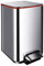 Trash Bin 2 In 1 Foot Pedal Recycle Bin Dustbin Creative Stainless Steel With Lid Household Large Pedal Kitchen Living Room Bedroom Foot Step (Size : 13L)