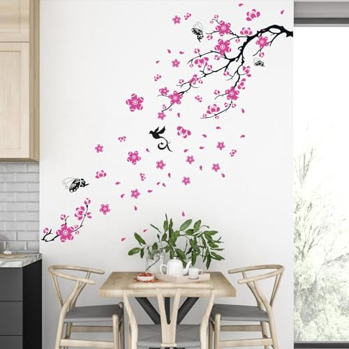 WALPLUS Removable Wall Stickers for Kids Nursery, Bedroom Decor, Baby Room, Playroom - Peel & Stick Animal, Flower, Princess Wall Decals