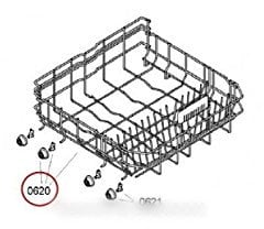 BOSCH B/S/H - panier inferieur seul pour lave vaisselle BOSCH B/S/H