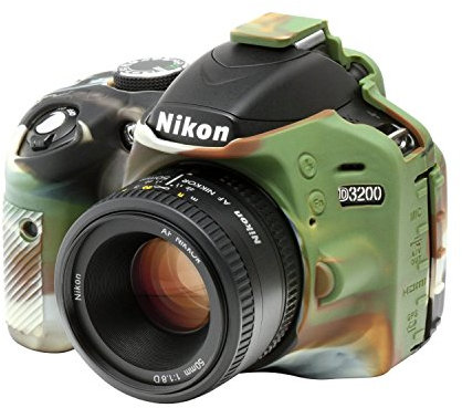 easyCover Custodia per Nikon D3300 / D3400 Camouflage