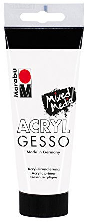 NEU Marabu Acryl Gesso. 100 ml. weiß