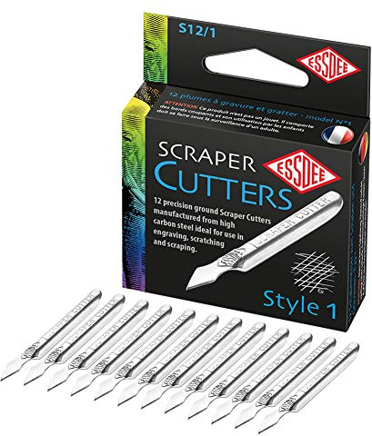 Essdee : Scraperboard Cutter : Shape No.1 : Box of 12 (Requires a Handle/Holder)