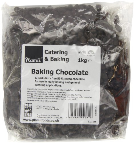 Plamil Baking Chocolate 1 kg (Pack of 1)