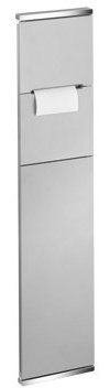 Keuco Modul WC 1 Plan Integral 44964, verchromt/weiß, links angeschlagen, 44964015101