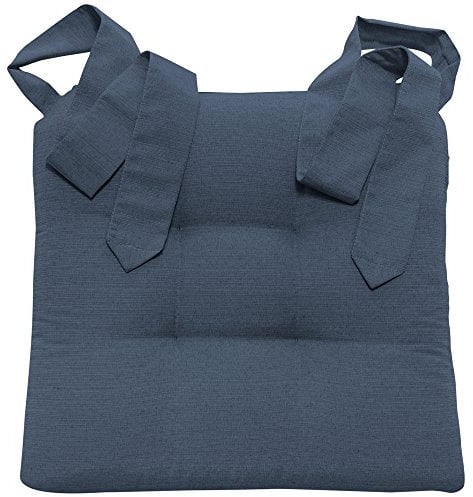 JEMIDI Stuhlkissen Sitzpolster 42x46x7cm - Indoor Outdoor Sitzkissen extra dick - Sitzauflage mit Schleifenband für Esszimmer Stuhl Gartenstuhl