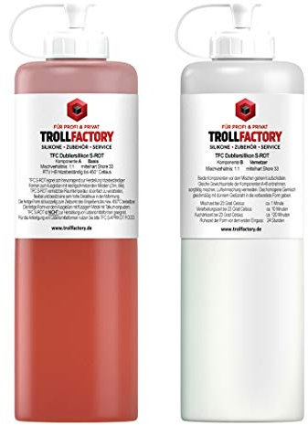 TFC Dubliersilikon S-ROT mittelhart Shore 33 1:1 HB 2kg