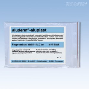 aluderm®-aluplast stabil Fingerverband 18 x 2 cm 50 Stück