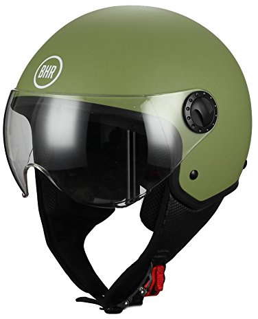 BHR 5254 Helm Demi-Jet, grün matt, L (59 cm)