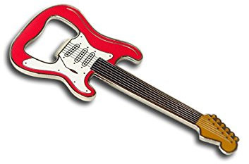 Flaschenöffner Gitarre Classic red