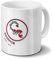 Sternzeichentasse Skorpion – Tasse „Classic-Layout“ mit Sternzeichen Skorpion - Becher Weiß