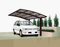 XIMAX Aluminium Design-Carport Portoforte Tandem-Ausführung Typ 60 Edelstahl-Look