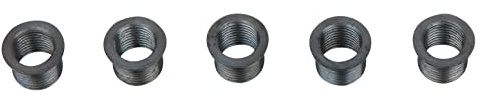 KS Tools 150.5096 Gewindebuchse m.Bund L=9mm,IG=M18x1,5/AG=M20x1,5, 5er Pack