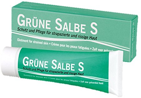 Grüne Salbe S 30 ml Silber-Creme mit natürlichem Chlorophyll bei Mauke
