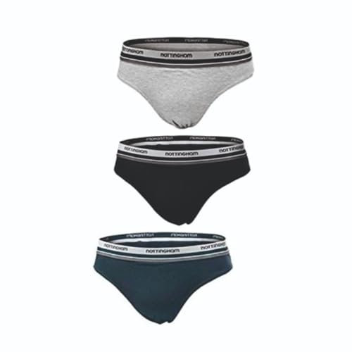 Set 6 Paia Slip / Boxer Uomo NOTTINGHAM Cotone Bielastico Nero Bianco Assortito ( 6 Paia Slip Assortito - 6 / XL)