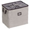 WENKO Aufbewahrungsbox Cool Grey - faltbar - verschließbar - 52 x 39 x 38 cm - Zellstoff - Wäschekorb - Wäschebox