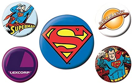 DC Comics Superman, Abzeichen, 10 x 12.5 cm