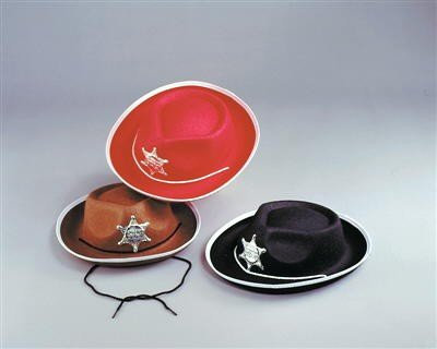 Cowboyhut Cowboy Kinderhut Filz braun Größe 51