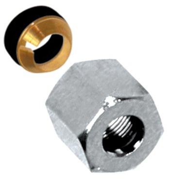 Hansgrohe 96099000 Quetschen Anschluss für Küche Schlauch, Chrom
