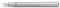Kaweco LILIPUT Füllhalter Silber I Exklusiver Aluminium Füllfederhalter für Tintenpatronen inklusive Retro Metallbox I Füller 12,5 cm I Federbreite: M (Medium)
