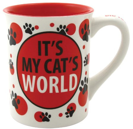 Our Name Is Mud Becher My Cat's World rot
