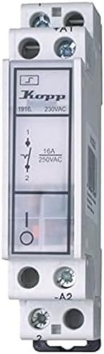 Kopp 191600005 Stromstoßschalter, 230 V für Einbau in Verteilerkästen, 20 A