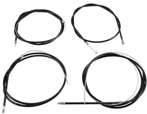 RMS Kit de transmission complète pour Piaggio Ciao noire (câbles et gaines moto)