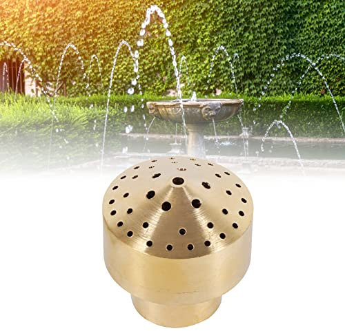 Messing Spalte Feuerwerk Wasser Brunnen Düse Garten Teich Sprinkler Spray Head 1/4''