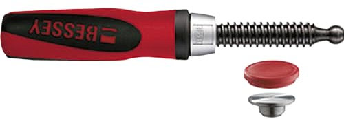 Bessey 3101182 2K-Griff inklusive wechselbare Druckplatte TG/GZ/GMZ (Ausladung 100 mm)