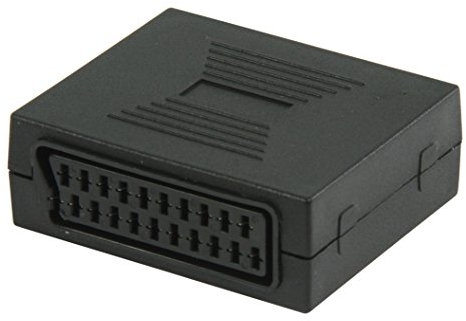 Valueline VLVP31950B Adaptateur de câble vidéo de adaptateurs-Câble Péritel Vidéo ((21 pin-) (péritel 21 pin-) femelle/femelle,) Noir